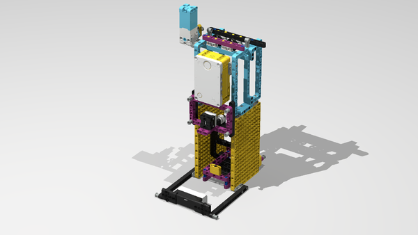 model pulleys crane